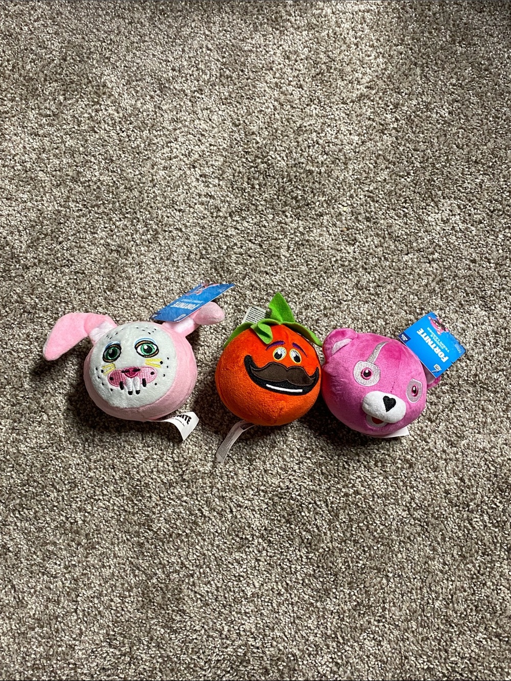 Fortnite set of 3 plush characters
